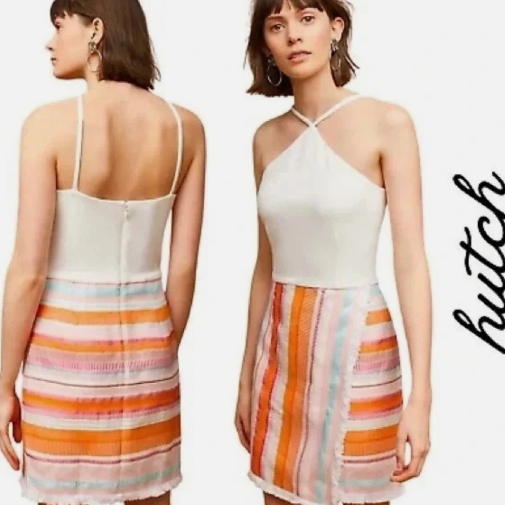 Hutch By Anthropologie Kalyn Halter Dress Size 8